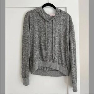 Heather Gray Soft Make + Model Hoodie Sweatshirt [Medium]